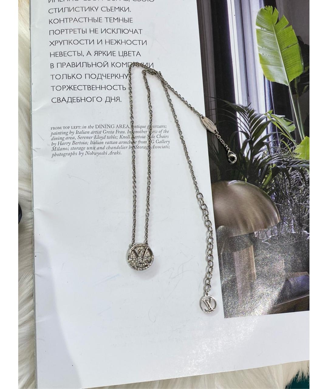 LOUIS VUITTON Серебряная металлическая подвеска, фото 8