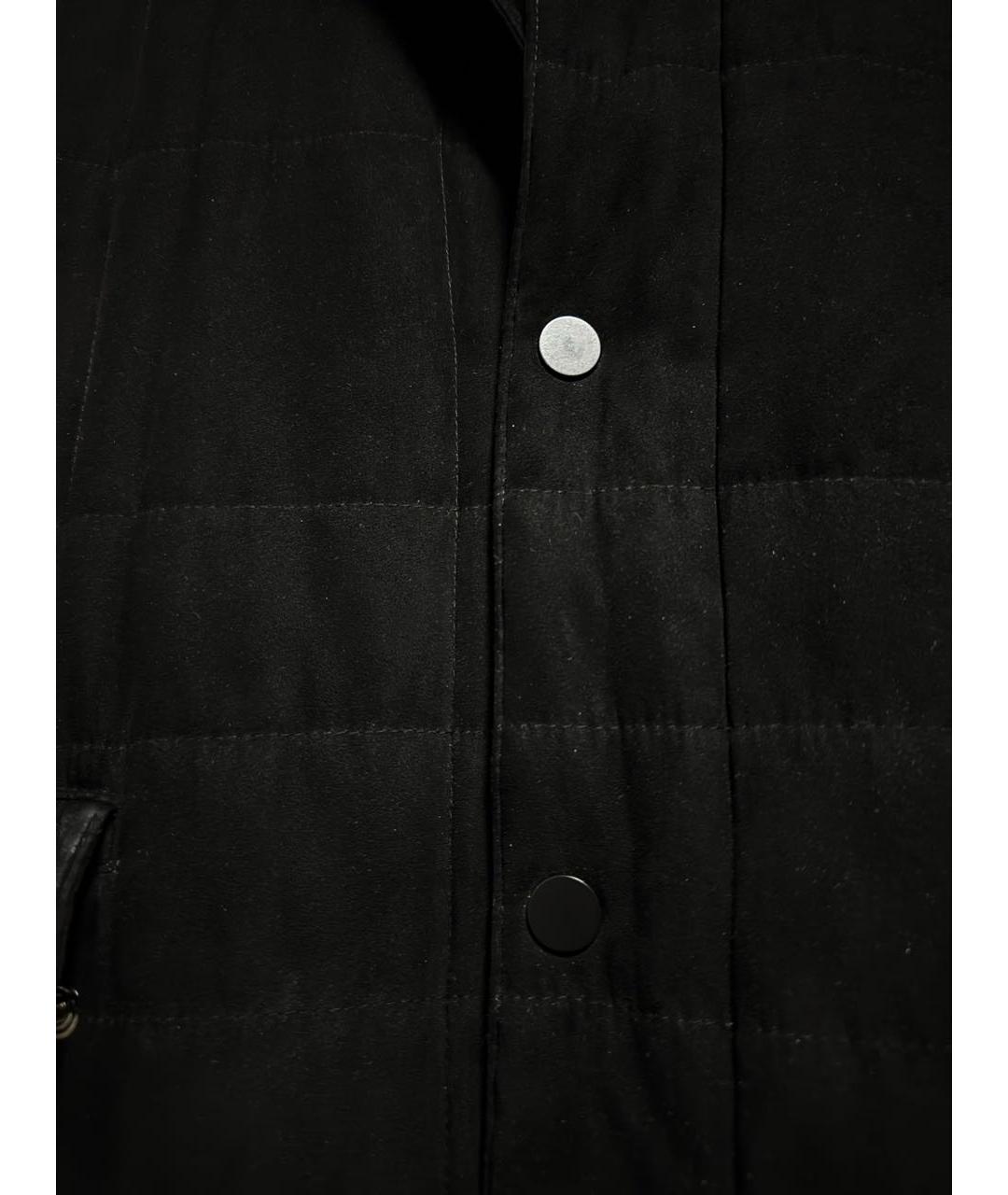 CORNELIANI Черная полиэстеровая куртка, фото 4