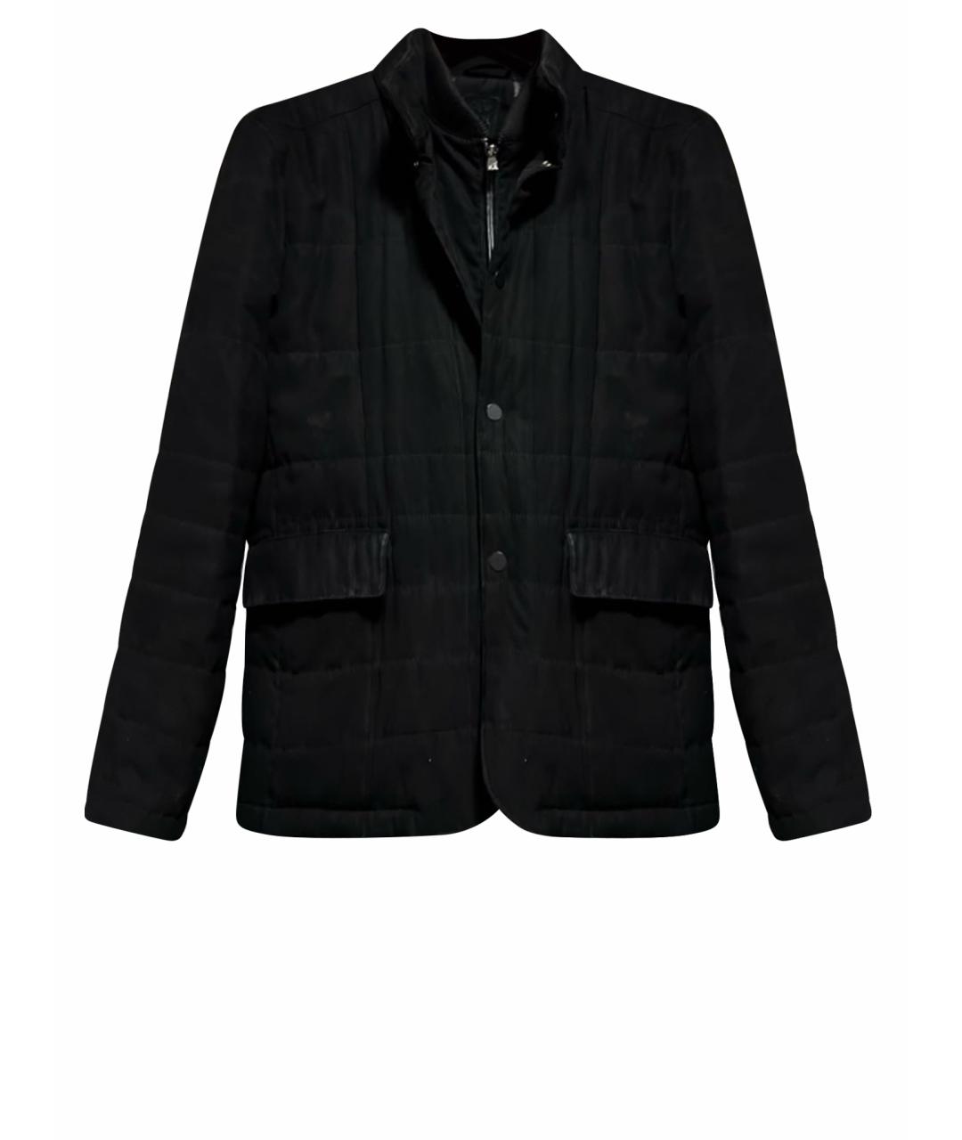 CORNELIANI Черная полиэстеровая куртка, фото 1