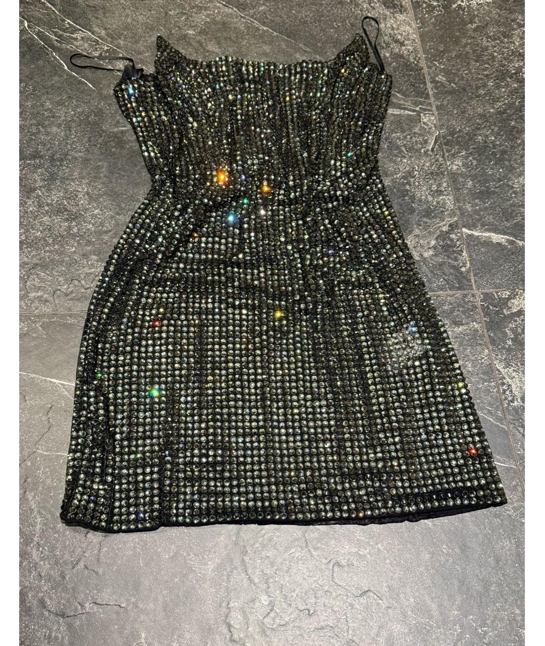 GIUSEPPE DI MORABITO Черное вечернее платье, фото 7