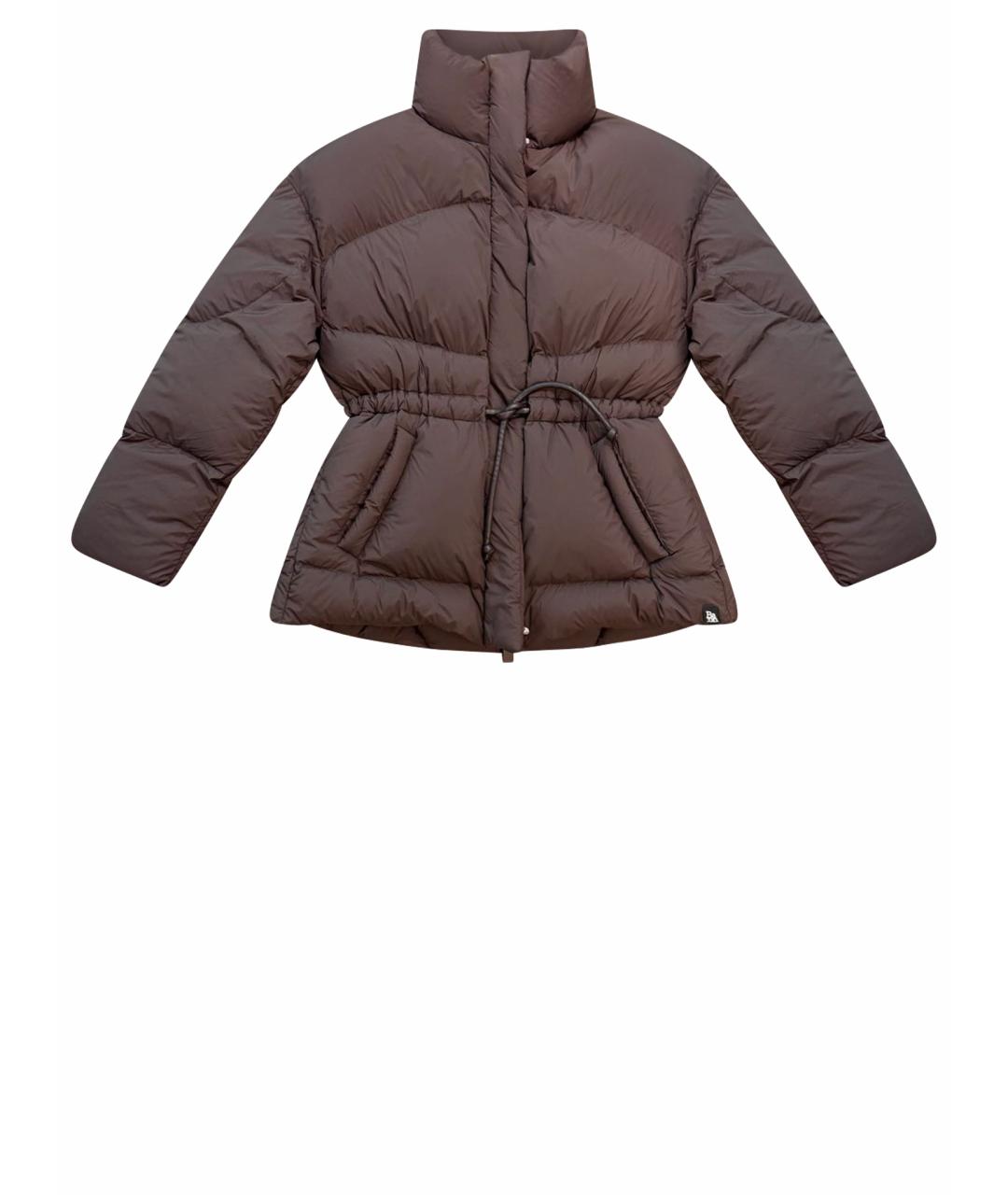 BACON Коричневый полиамидовый пуховик, фото 1