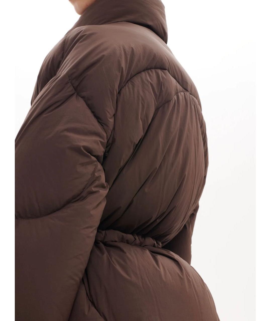BACON Коричневый полиамидовый пуховик, фото 7