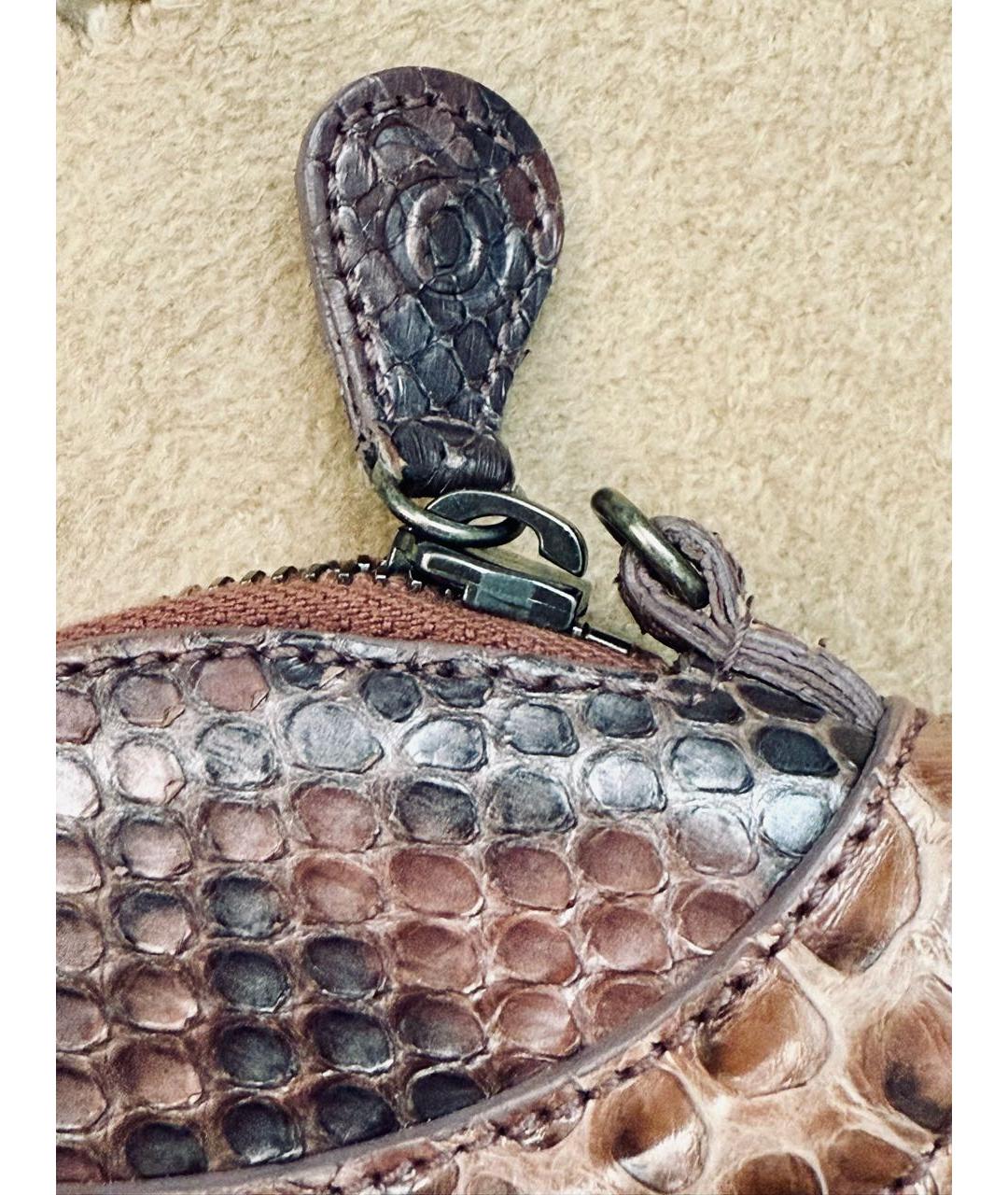 ALEXANDER MCQUEEN Мульти сумка с короткими ручками из экзотической кожи, фото 5