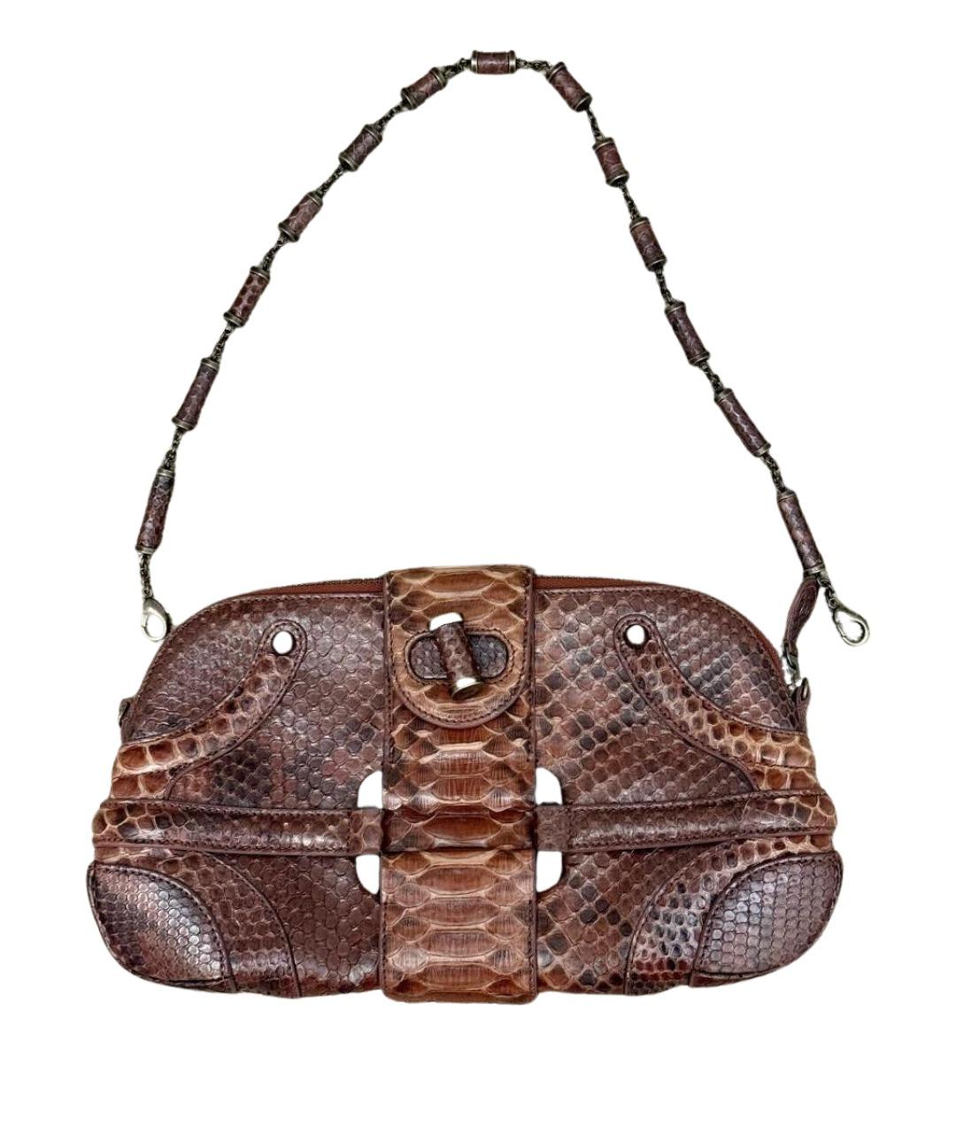 ALEXANDER MCQUEEN Мульти сумка с короткими ручками из экзотической кожи, фото 1