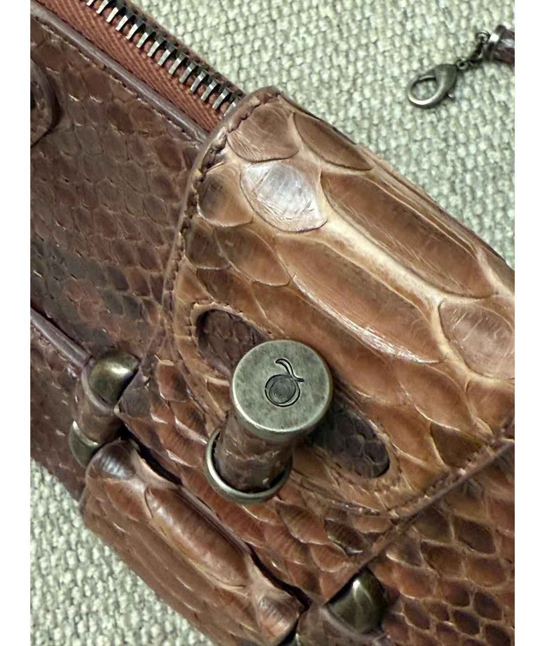 ALEXANDER MCQUEEN Мульти сумка с короткими ручками из экзотической кожи, фото 2