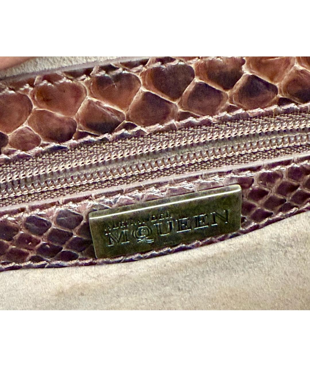 ALEXANDER MCQUEEN Мульти сумка с короткими ручками из экзотической кожи, фото 8