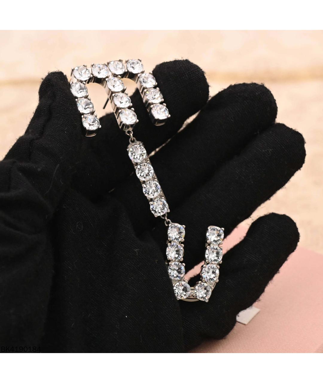 MIU MIU Серебряные металлические серьги, фото 6