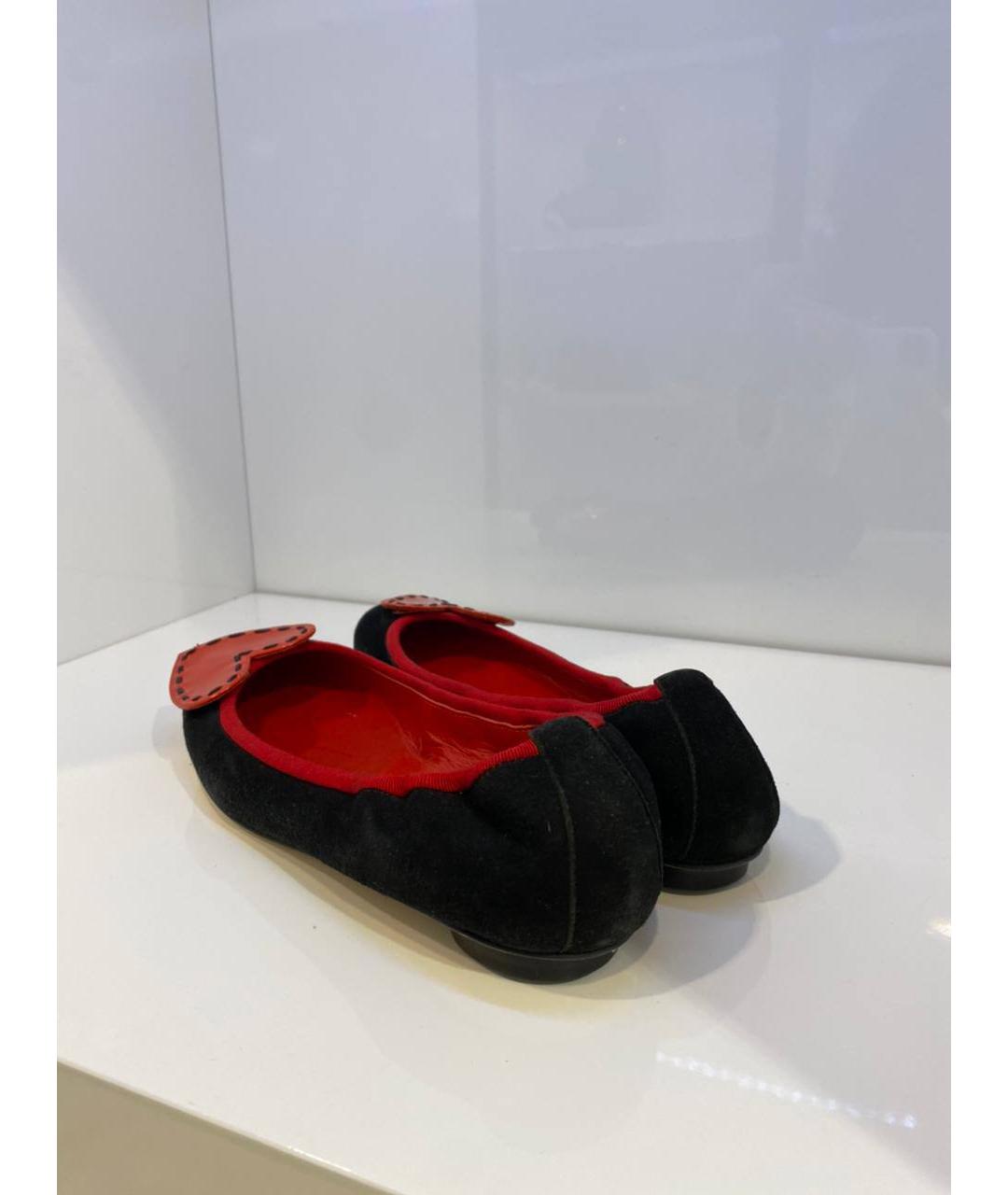 SERGIO ROSSI Мульти кожаные балетки, фото 3