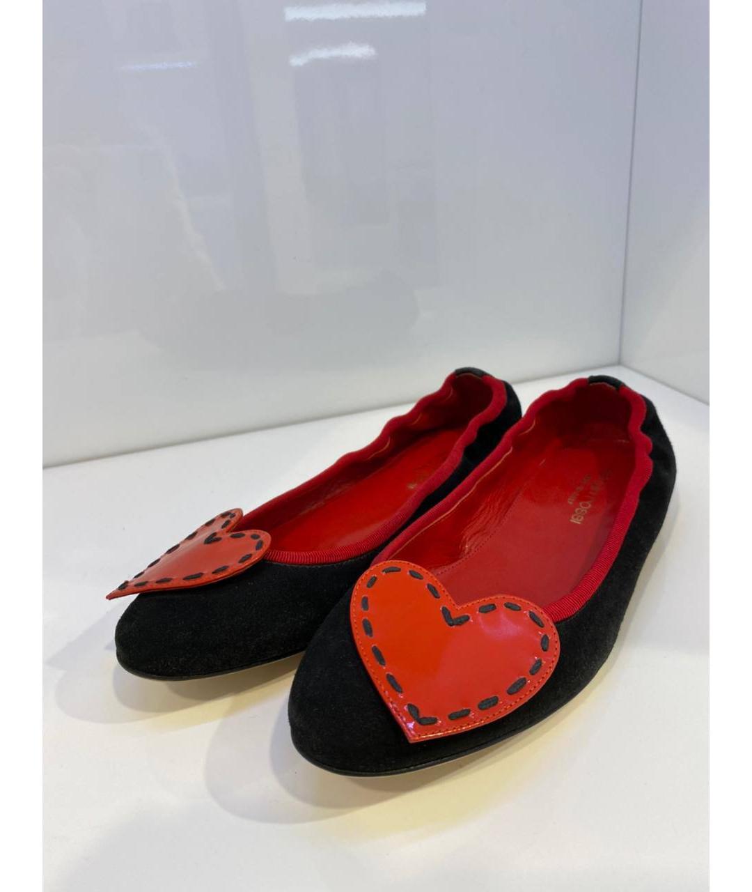 SERGIO ROSSI Мульти кожаные балетки, фото 2