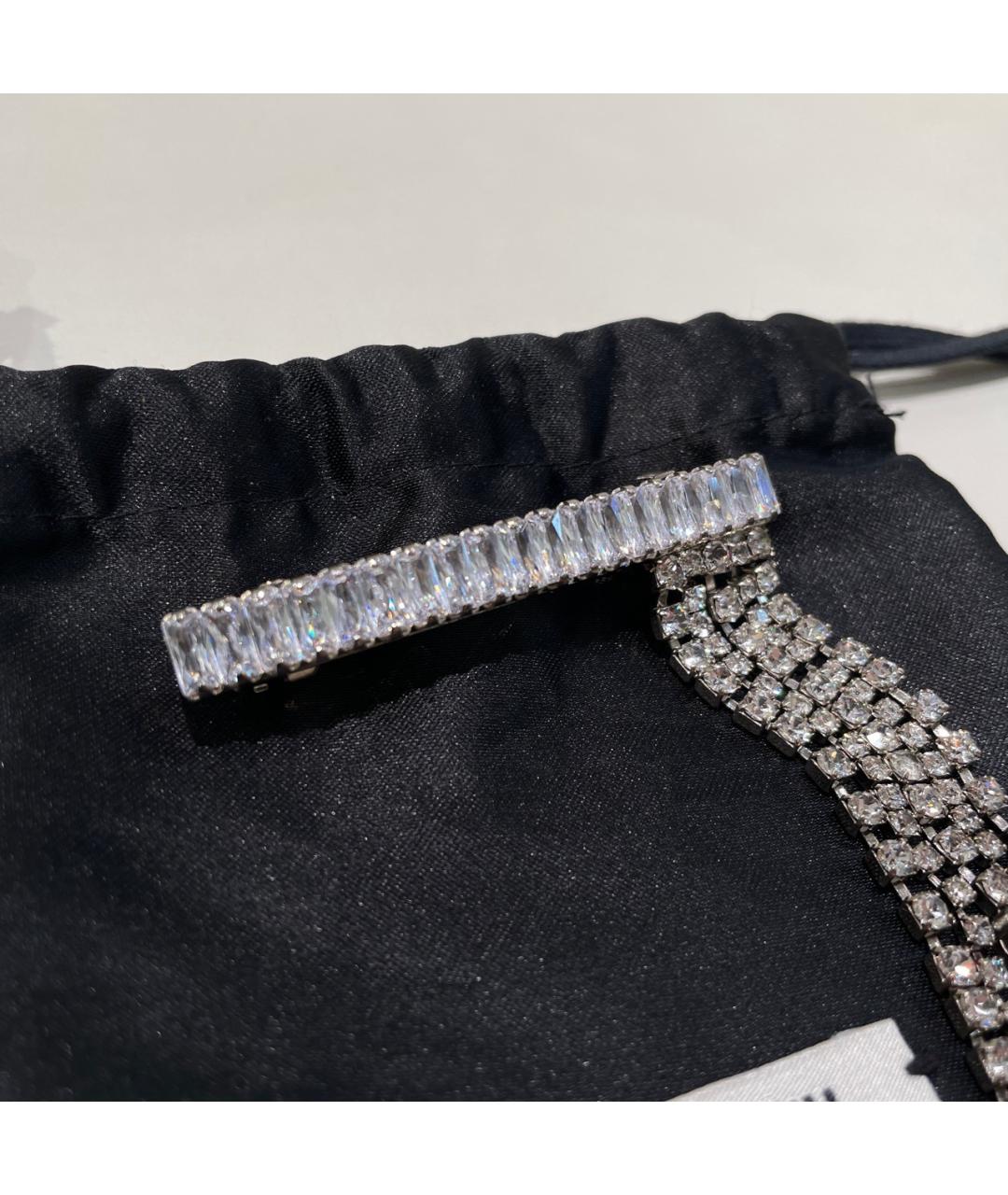 MIU MIU Серебряная заколка, фото 4