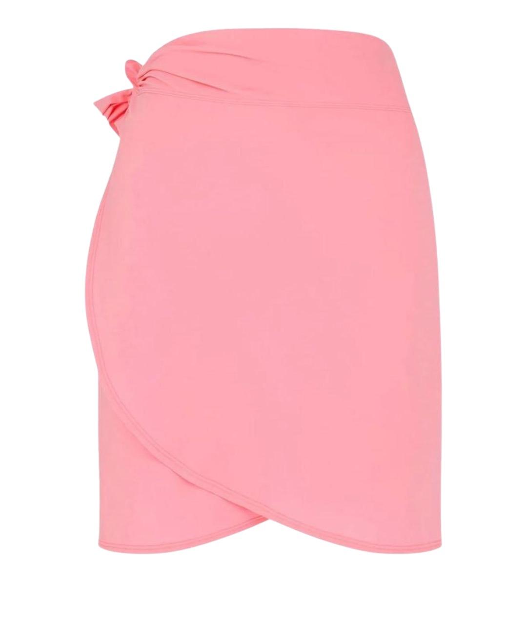 HUNZA G Розовый полиамидовый купальник, фото 1