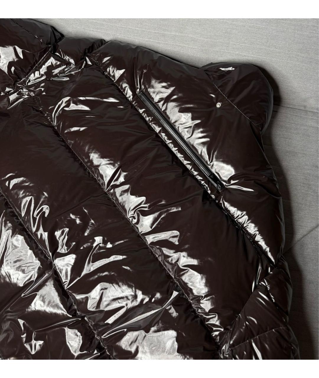 BOTTEGA VENETA Коричневый пуховик, фото 3