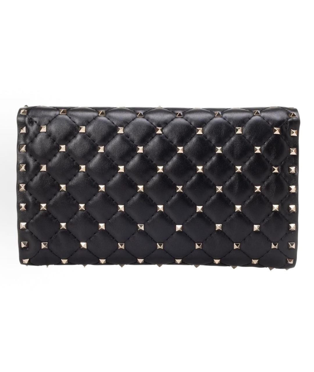 VALENTINO Черная кожаная сумка через плечо, фото 2