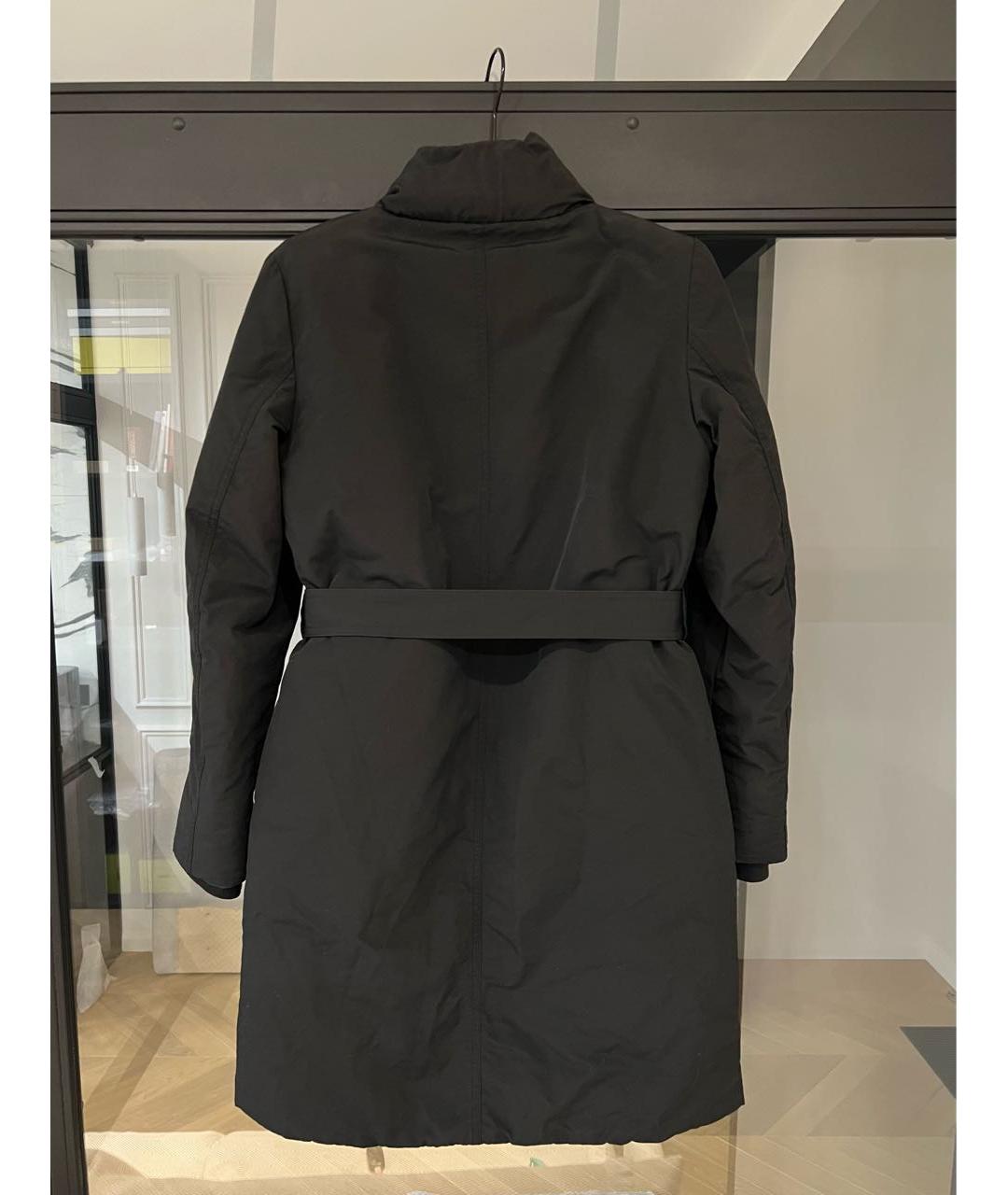 LOVE MOSCHINO Черное пальто, фото 2