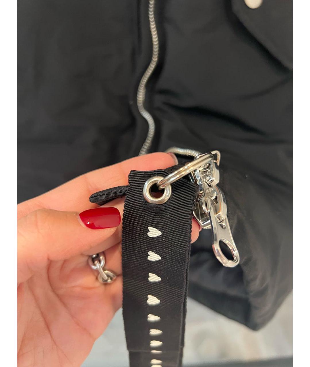 LOVE MOSCHINO Черное пальто, фото 8