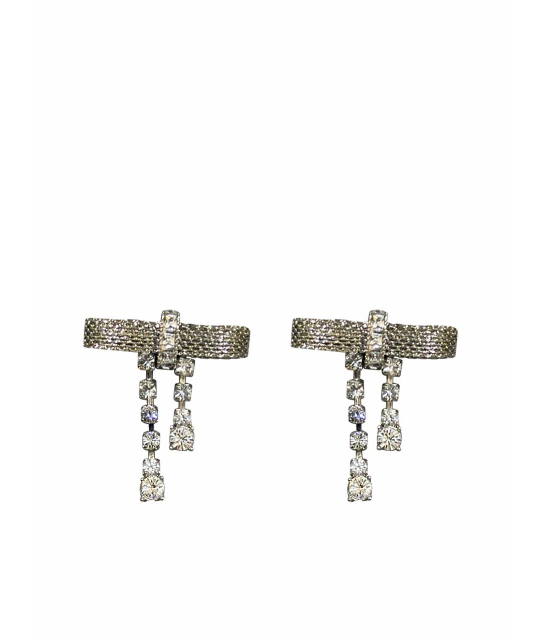 MIU MIU Серебряные серьги, фото 1