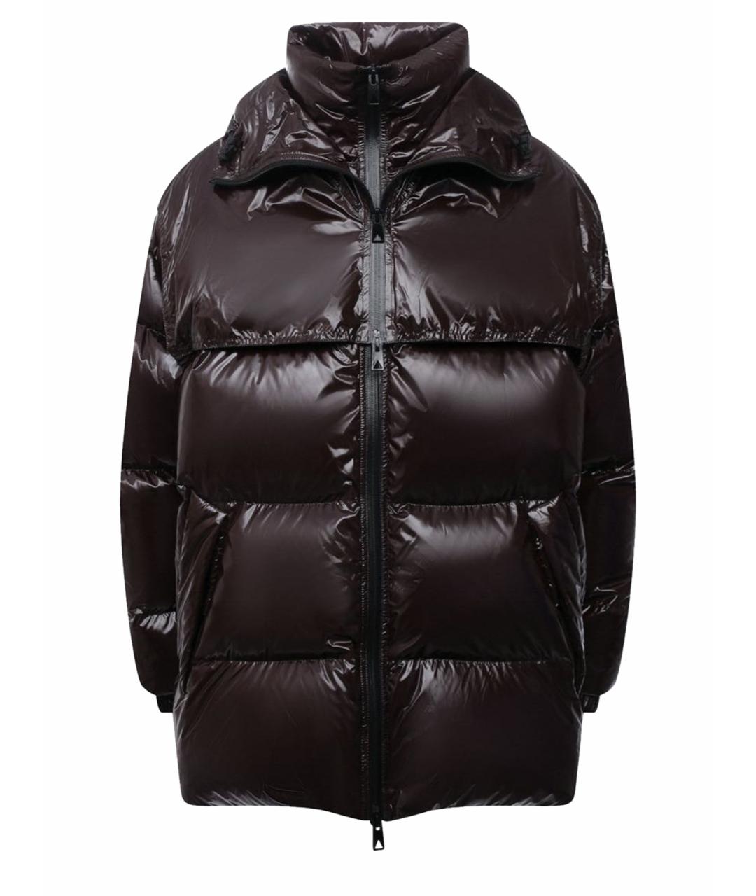 BOTTEGA VENETA Коричневый полиамидовый пуховик, фото 8