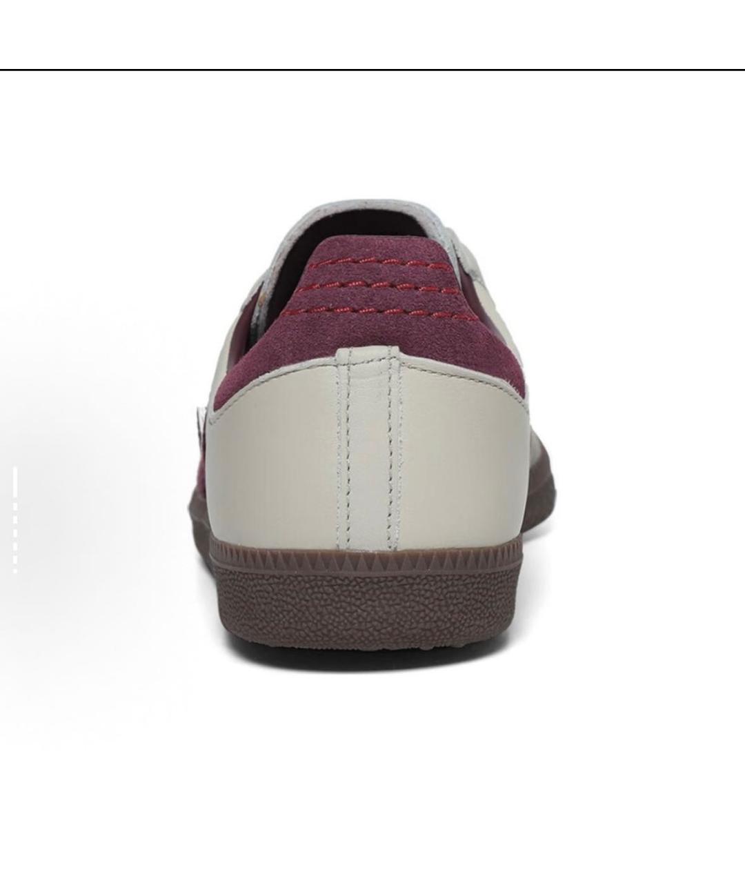 ADIDAS Серые кожаные кроссовки, фото 4