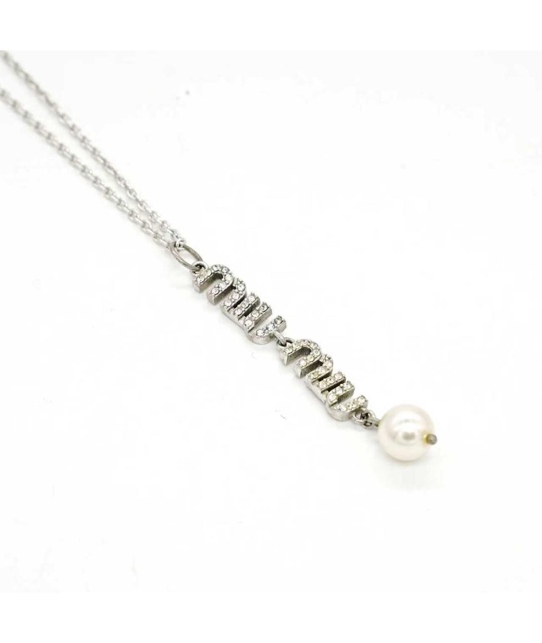 MIU MIU Серебряная подвеска, фото 4