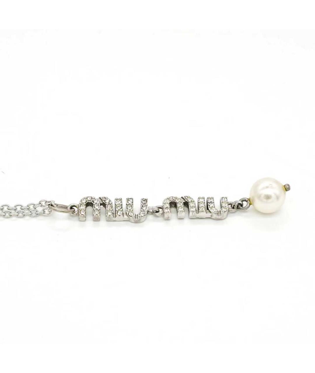 MIU MIU Серебряная подвеска, фото 6