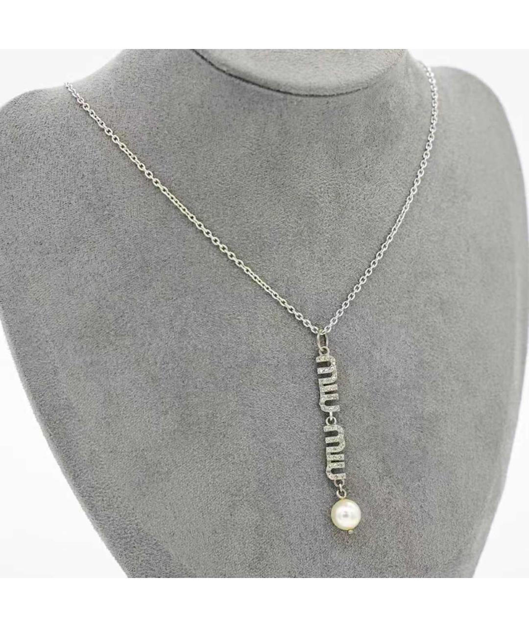 MIU MIU Серебряная подвеска, фото 9