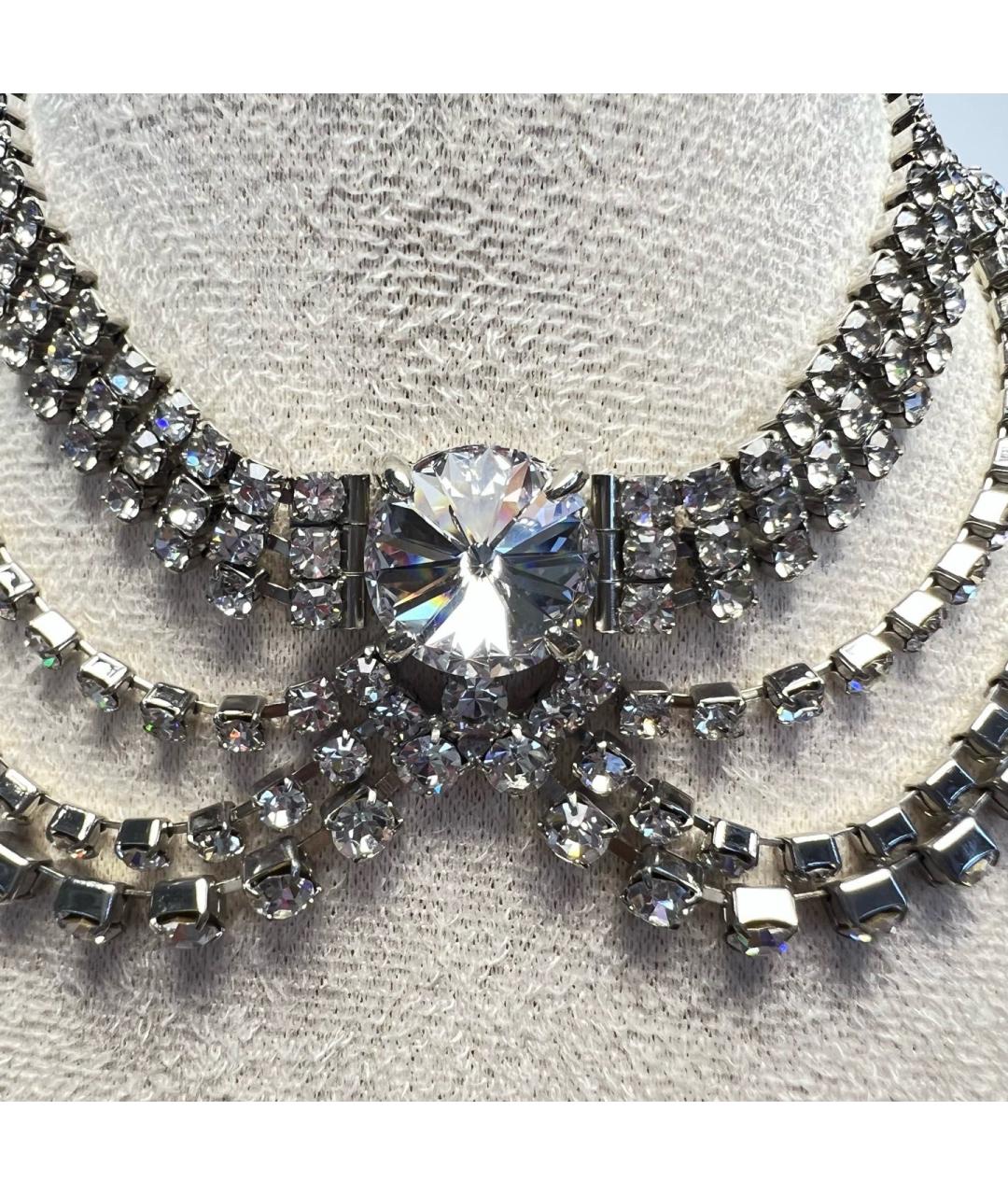 MIU MIU Серебряное металлическое колье, фото 2