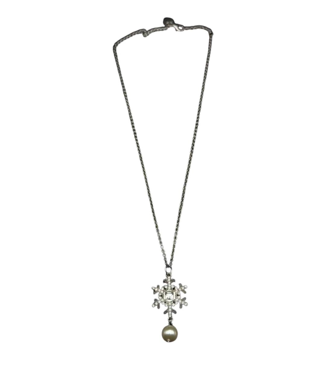 MIU MIU Серебряное серебряное колье, фото 1