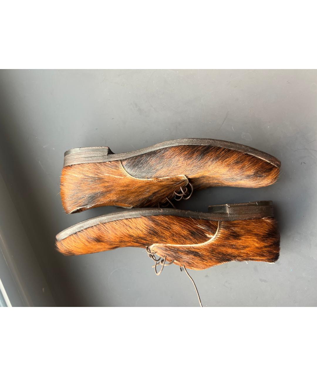 ETRO Коричневые низкие ботинки, фото 6