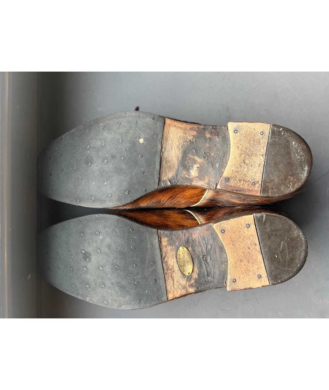 ETRO Коричневые низкие ботинки, фото 5