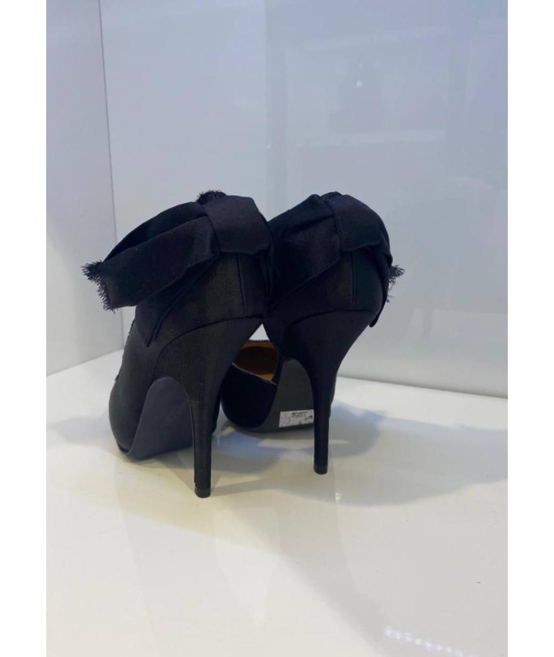 LANVIN Черные замшевые туфли, фото 3