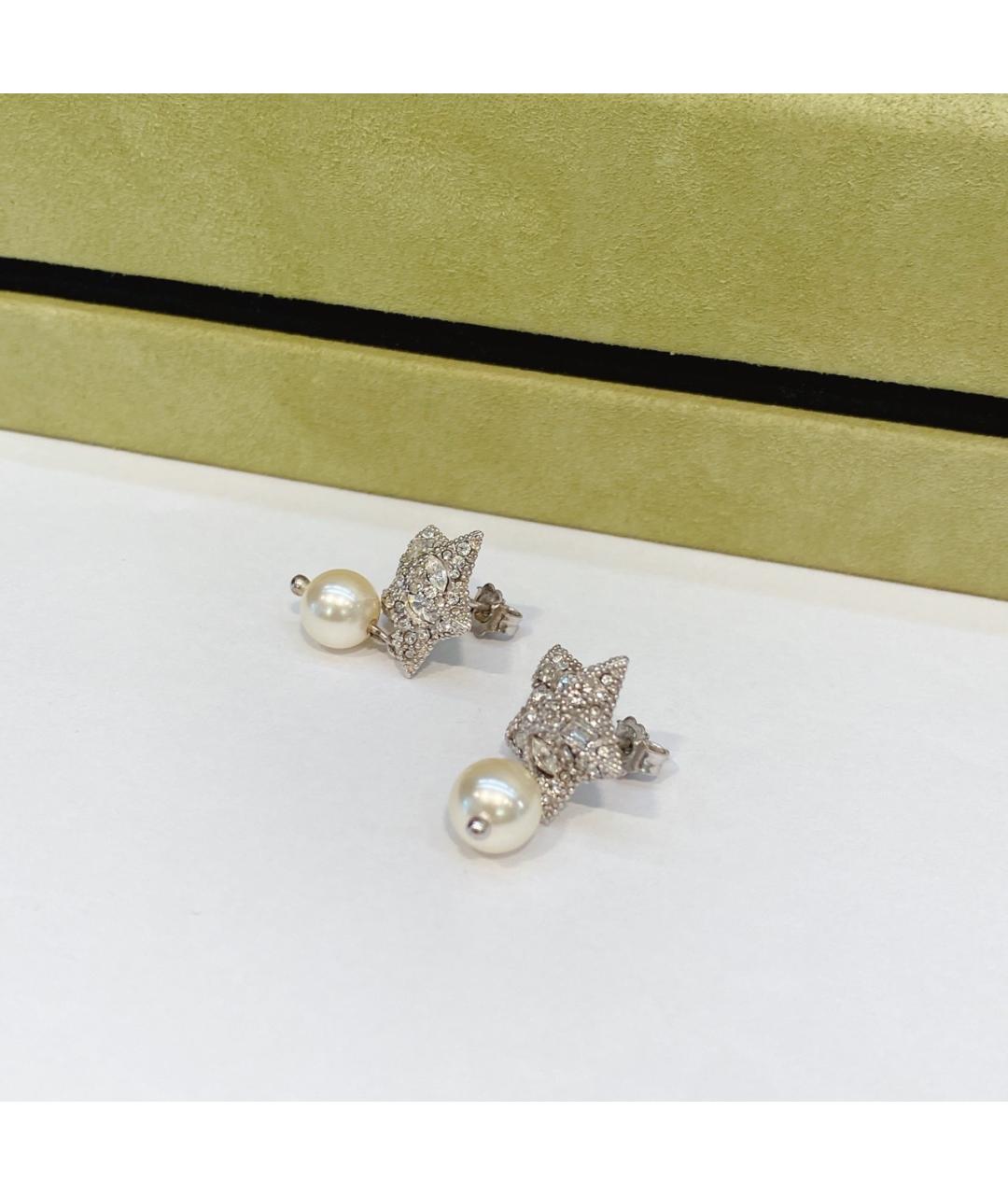 MIU MIU Серебряные серьги, фото 3