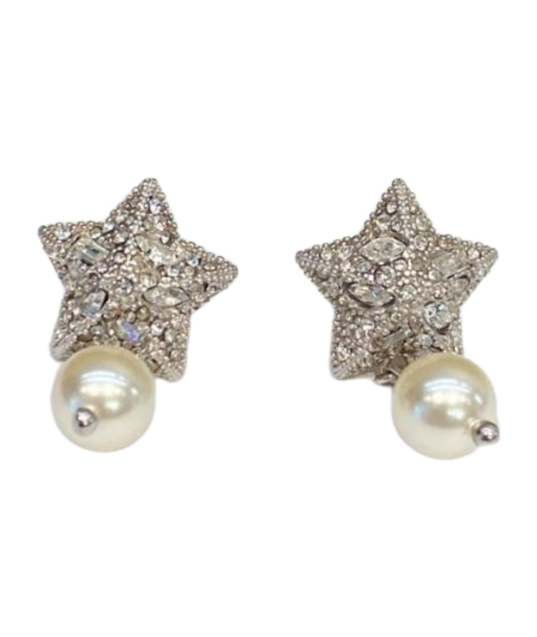 MIU MIU Серебряные серьги, фото 1