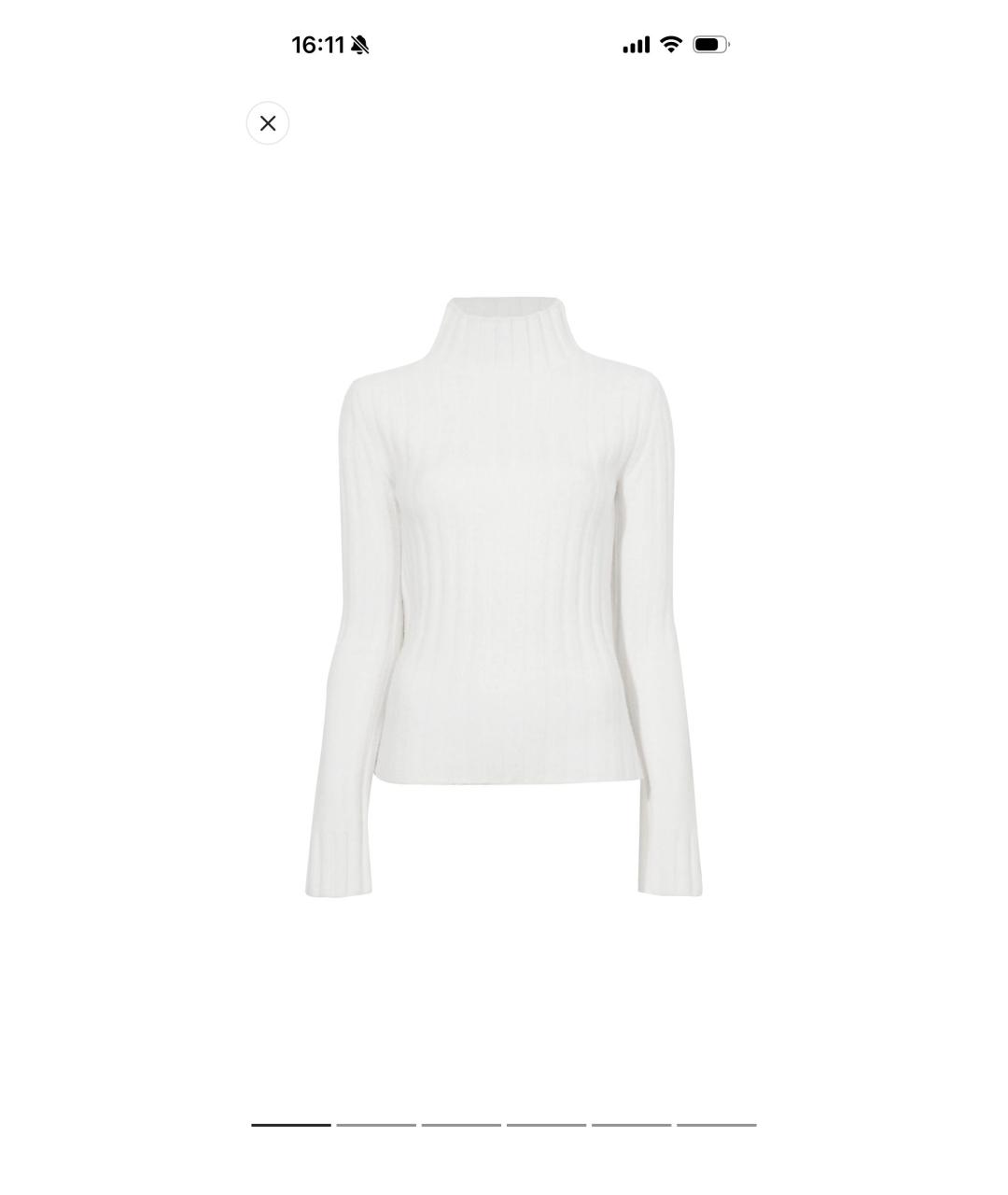 PROENZA SCHOULER Белый шерстяной джемпер / свитер, фото 3