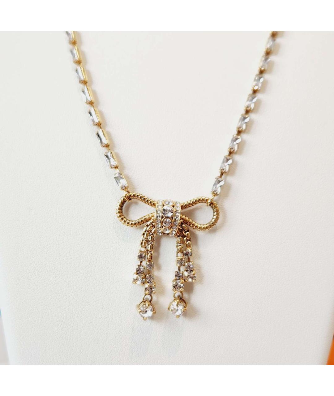 MIU MIU Золотое колье, фото 4