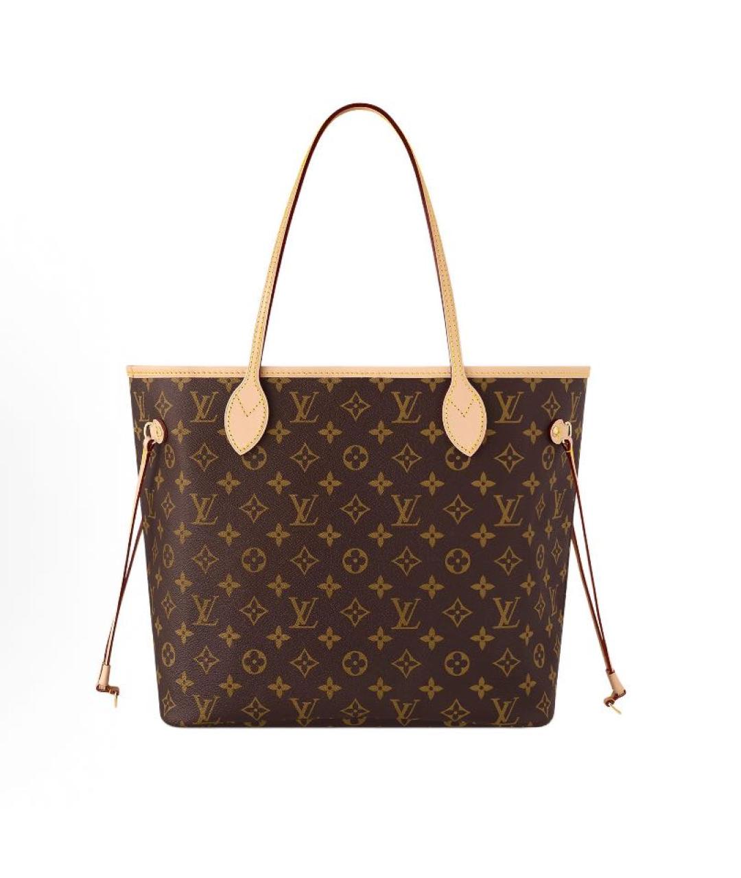 LOUIS VUITTON Коричневая сумка с короткими ручками, фото 4