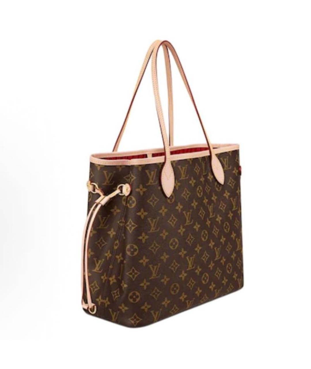 LOUIS VUITTON Коричневая сумка с короткими ручками, фото 3