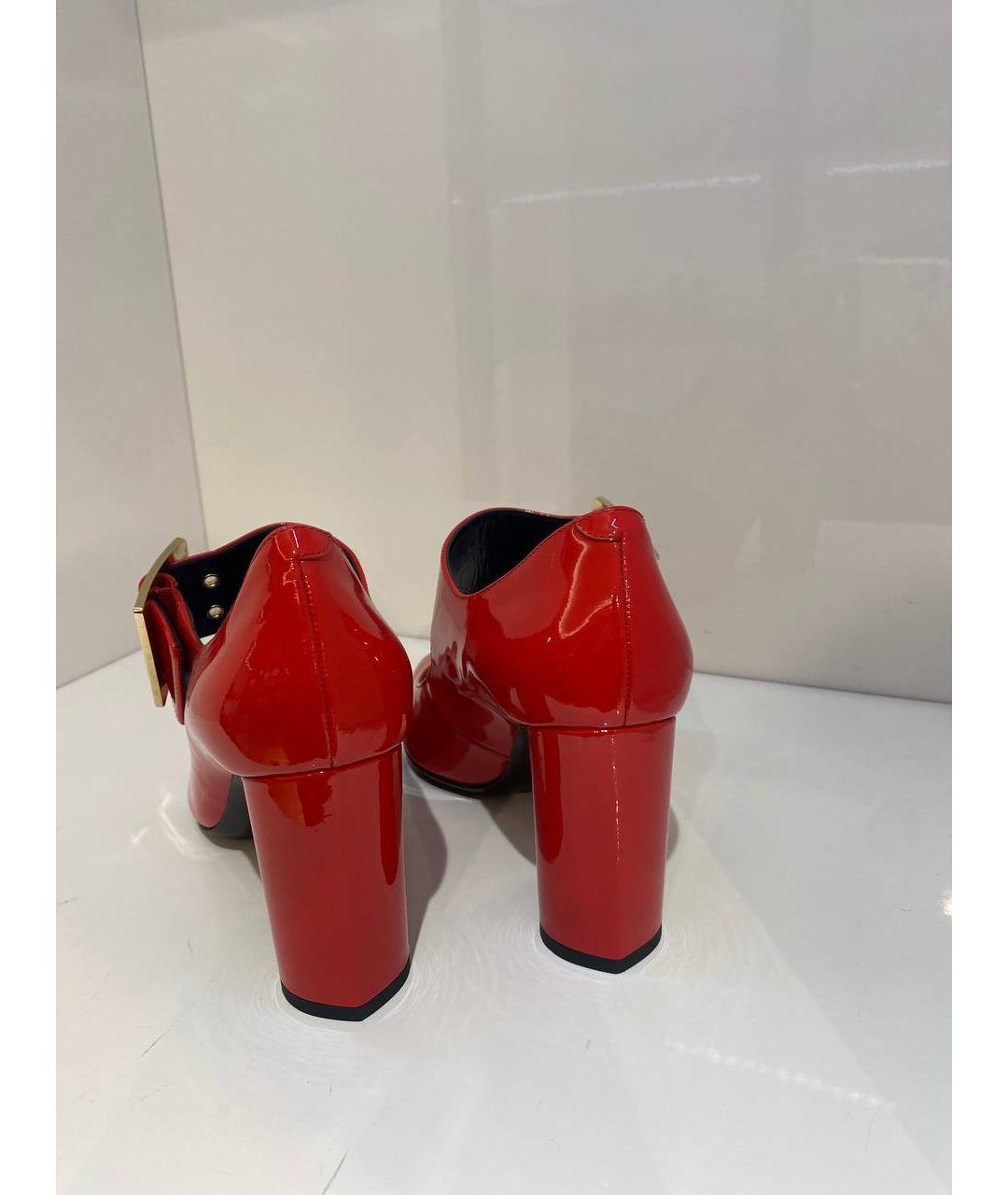LANVIN Красные туфли из лакированной кожи, фото 3