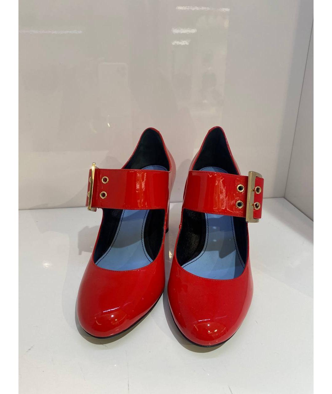 LANVIN Красные туфли из лакированной кожи, фото 2