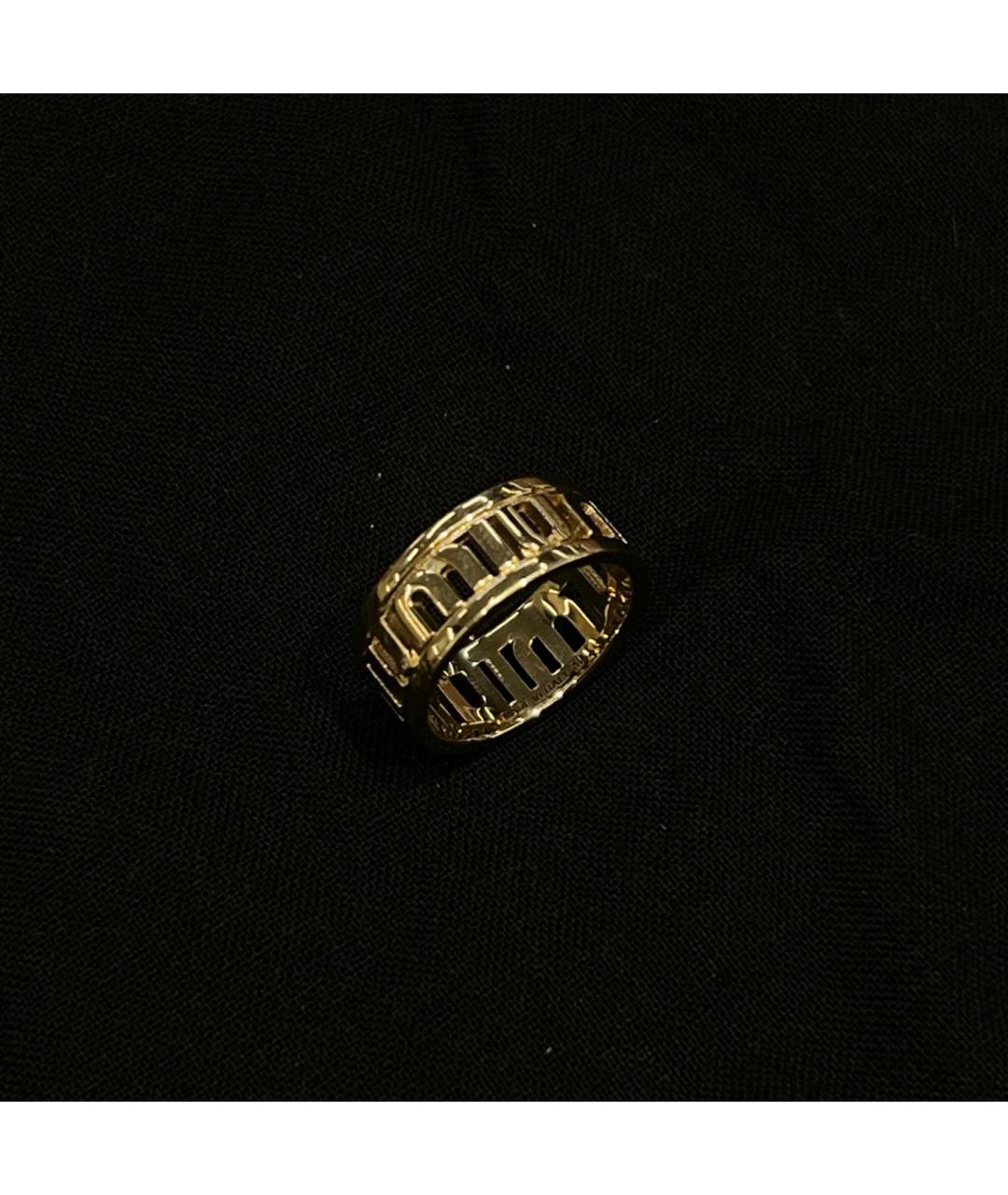 MIU MIU Золотое кольцо, фото 6