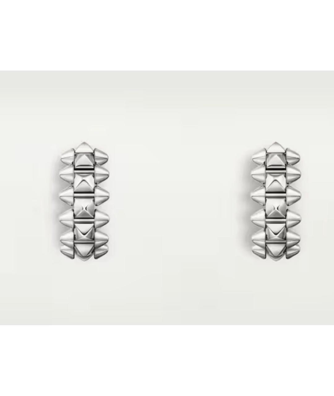 CARTIER Серебряные серьги из белого золота, фото 7