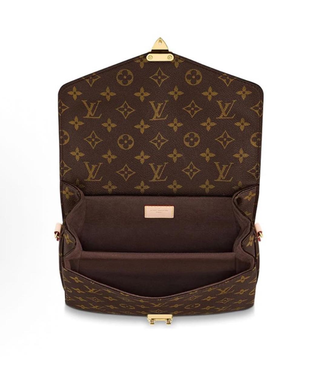 LOUIS VUITTON Коричневая сумка через плечо, фото 4