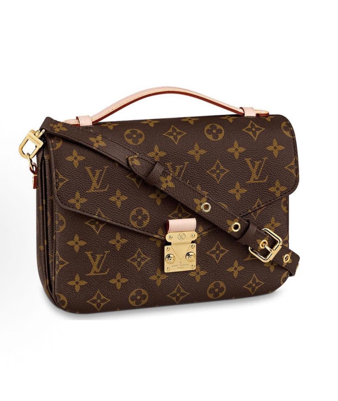 LOUIS VUITTON Коричневая сумка через плечо, фото 5