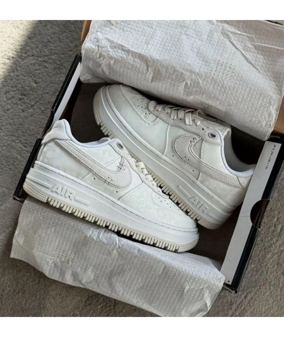 NIKE Белые низкие кроссовки / кеды, фото 3