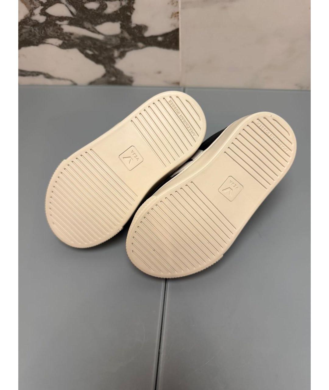 VEJA Черные кожаные кеды, фото 4