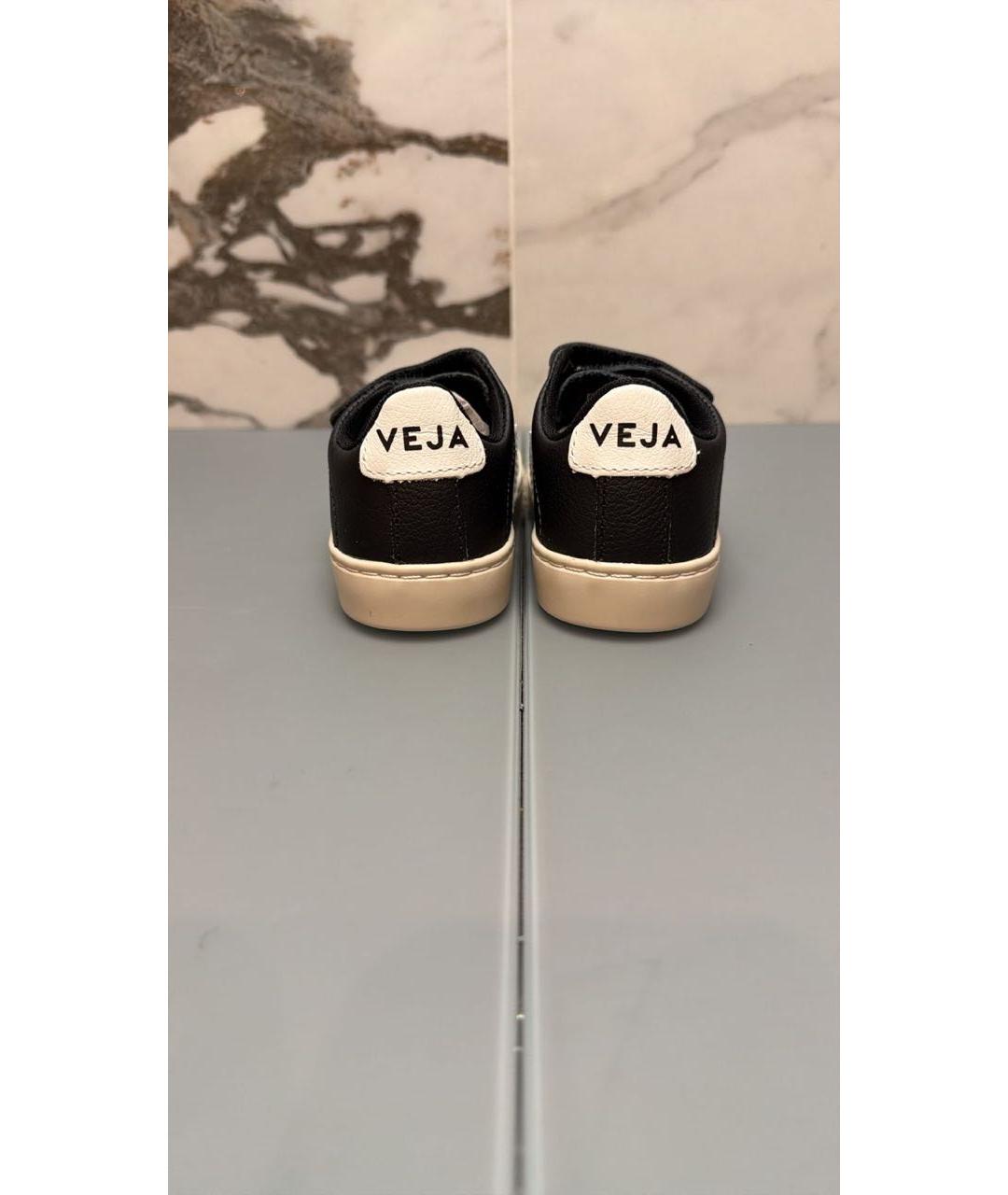 VEJA Черные кожаные кеды, фото 6