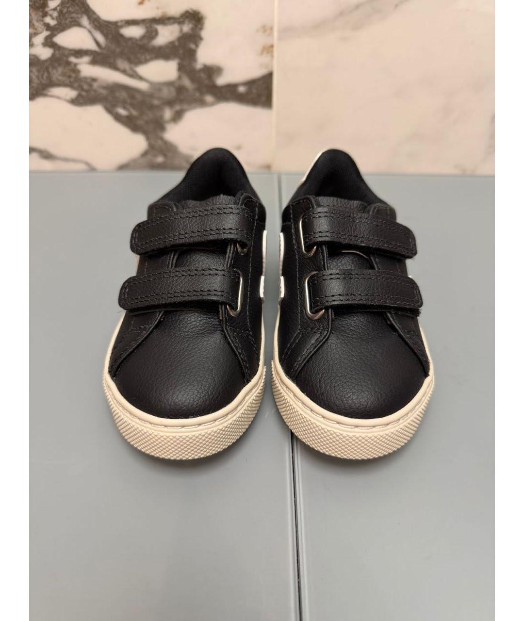 VEJA Черные кожаные кеды, фото 2