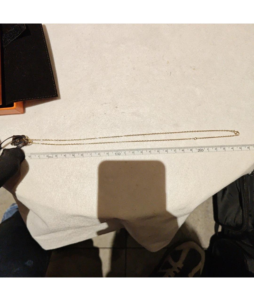 HERMES Золотая подвеска, фото 9