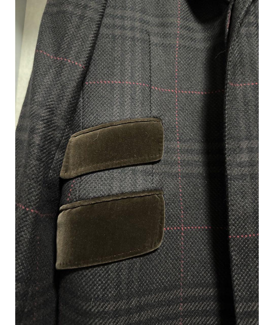 ETRO Коричневое кашемировое пальто, фото 5