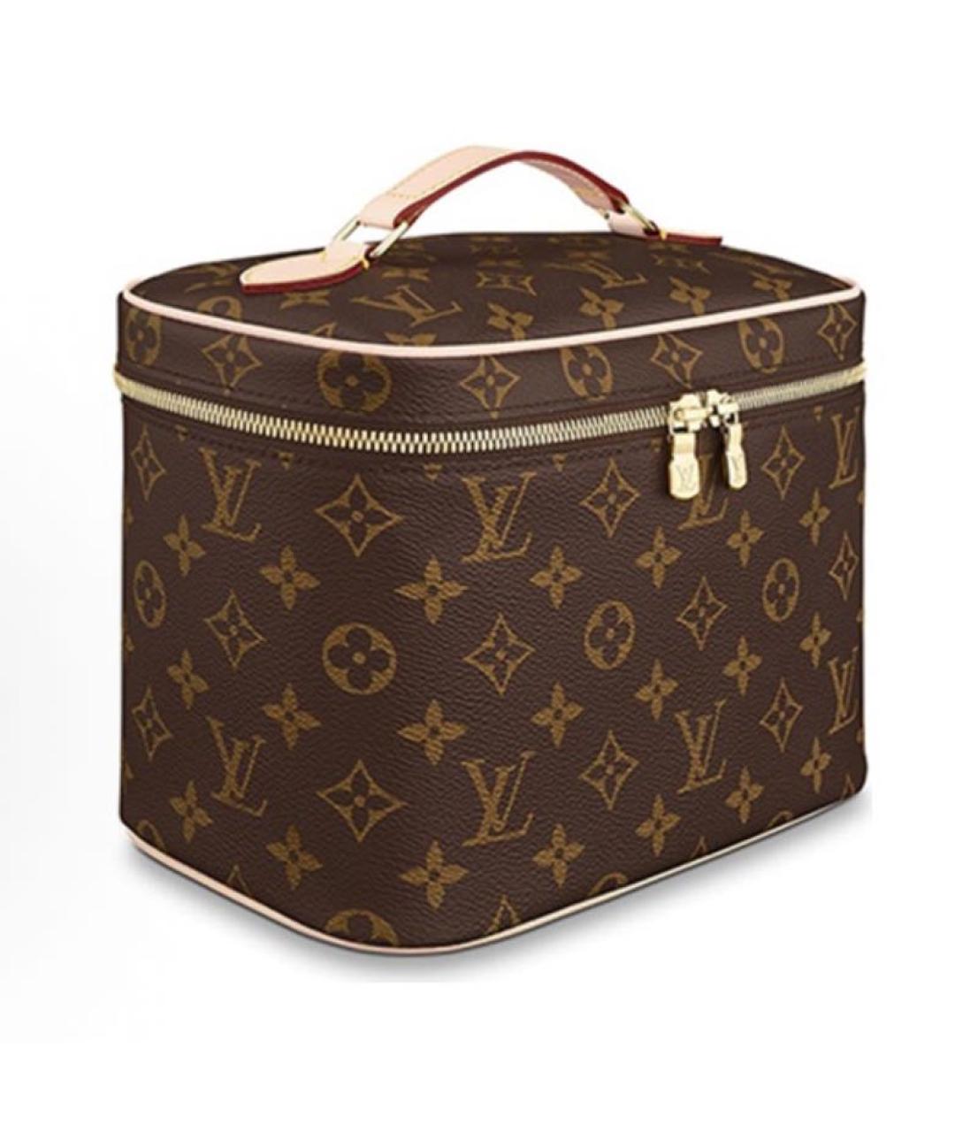 LOUIS VUITTON Коричневая косметичка, фото 2