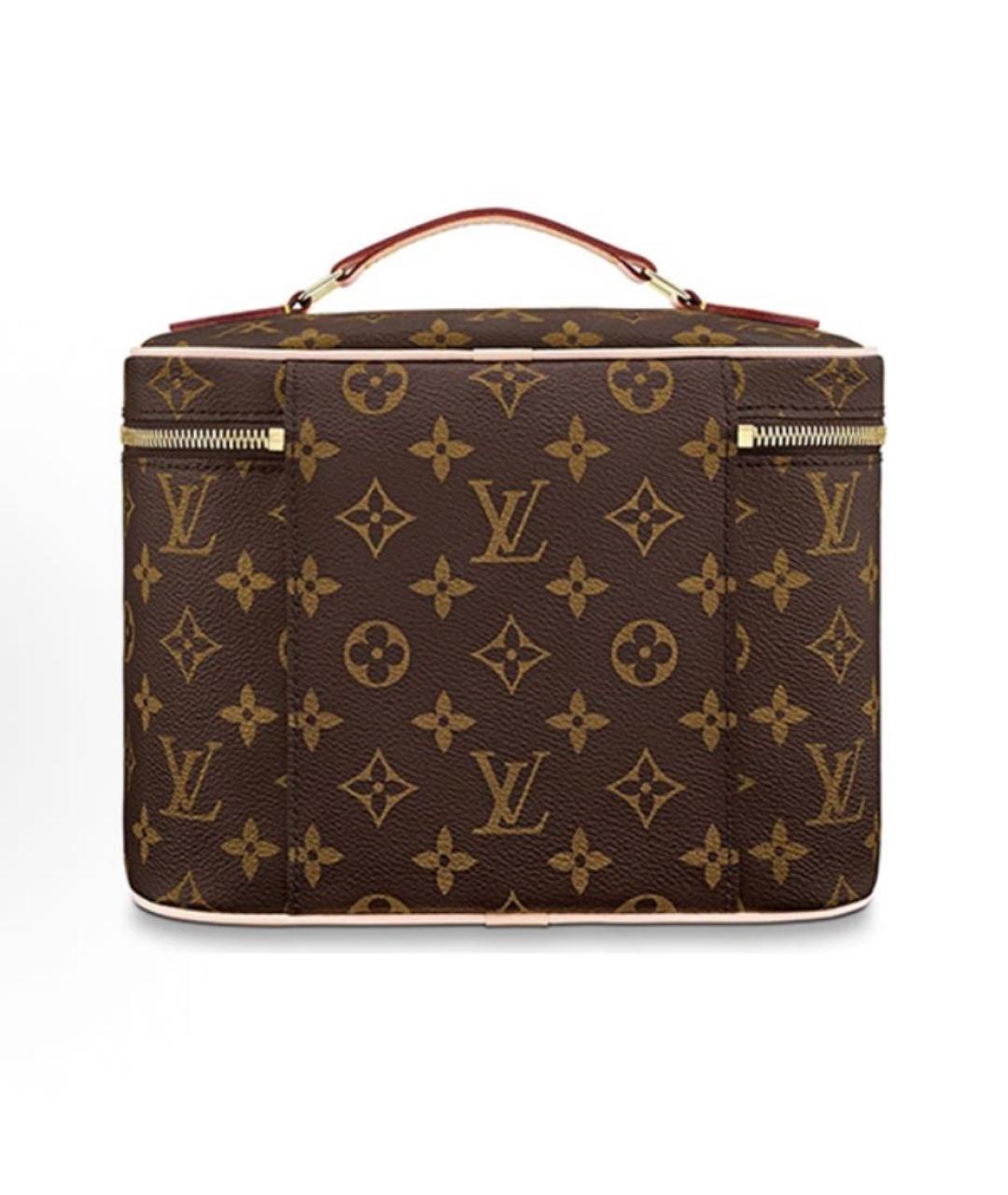 LOUIS VUITTON Коричневая косметичка, фото 3